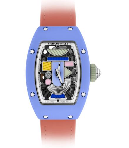 Richard Mille RM 07-01 Automatic Coloured Ceramics Powder Blue Replica Watch